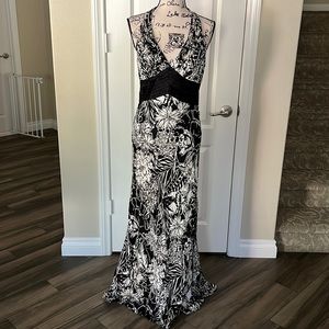 Sue Wong Silk Halter Gown